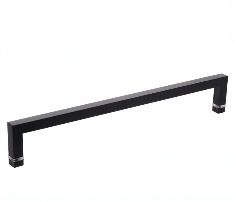 Square Series Single-Sided Towel Bar Matte Black